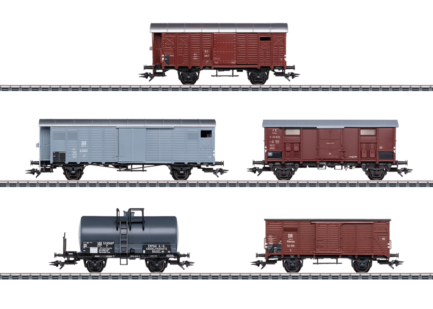 Märklin 46575 Güterwagen-Set zur Ae 6/8