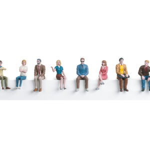 Märklin 56409 Figurengruppe "sitzende Reisende"