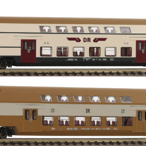FLEISCHMANN 6260074 2-tlg. Set 1: Doppelstockwagen, DR