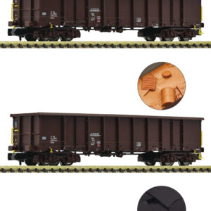 FLEISCHMANN 6660074 3-tlg. Set: Offene Güterwagen, ÖBB