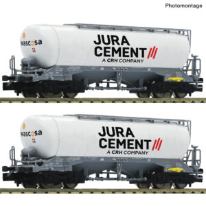 FLEISCHMANN 6660090 2-tlg. Set: Silowagen, Wascosa/Jura Cement