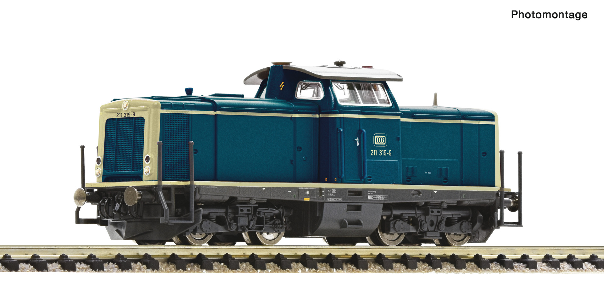 FLEISCHMANN 7370024 Diesellokomotive 211 319-9, DB