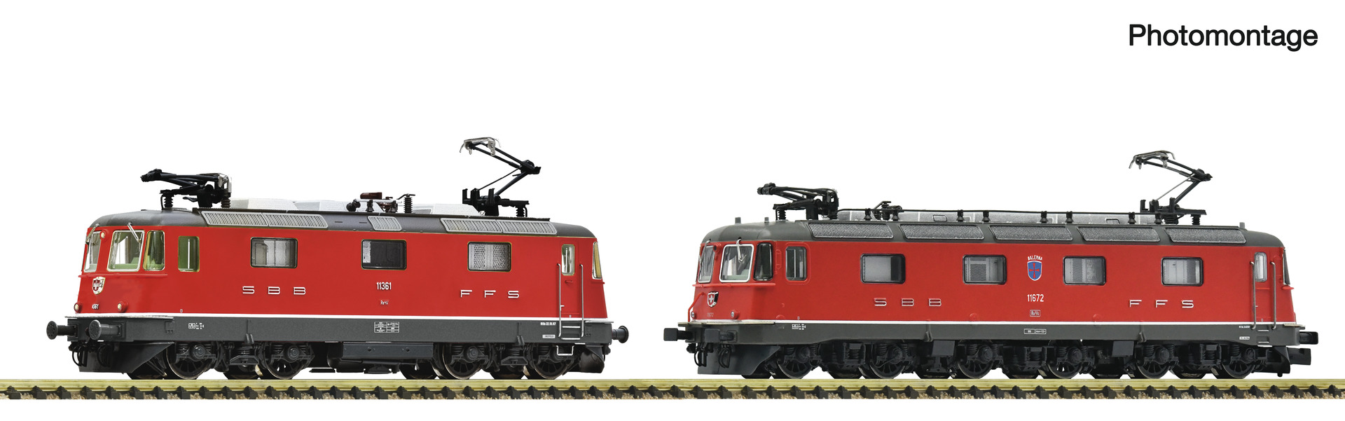 FLEISCHMANN 7570049 E-Lok Doppeltraktion Re 10/10, SBB